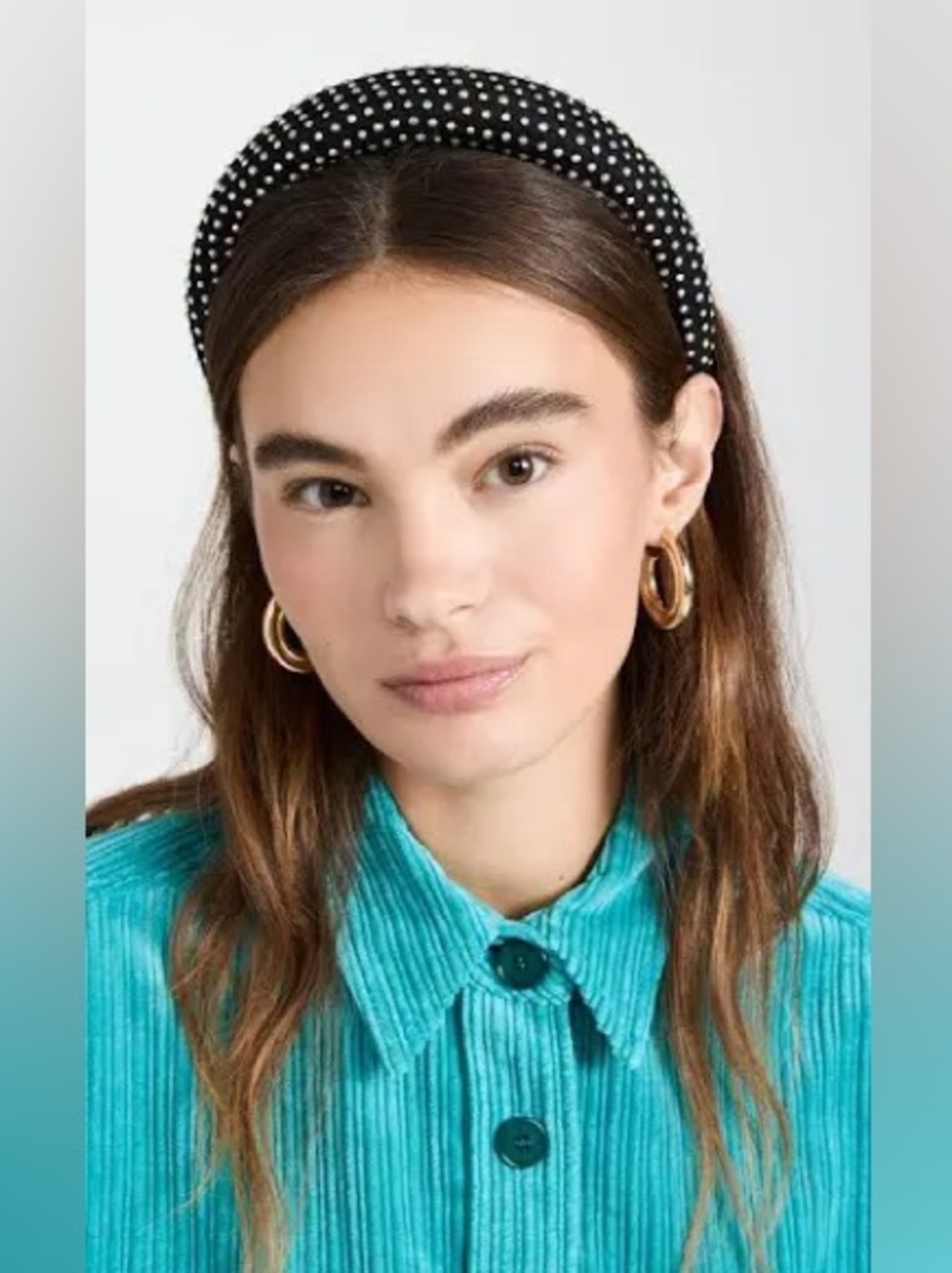 Lele Sadoughi Crystal Mesh Alice Headband | Like New Condition